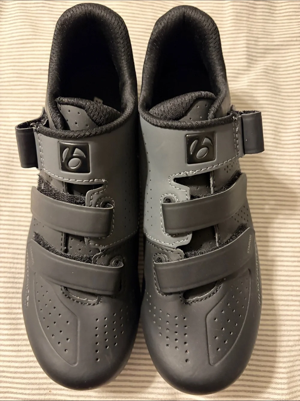Bontrager Vella Women's Road Cycling Shoes Black Spin Bike Clip In Size 6